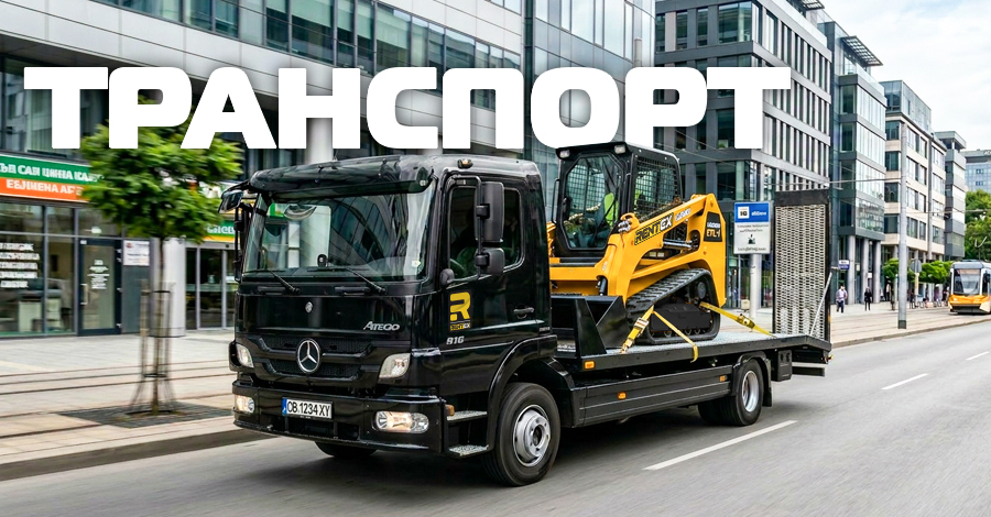 Доставка на мини багер в цяла България